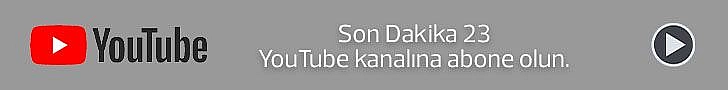 Son Dakika 23 YouTube kanalına abone olabilirsiniz. Son Dakika 23 YouTube kanalına abone olabilirsiniz.