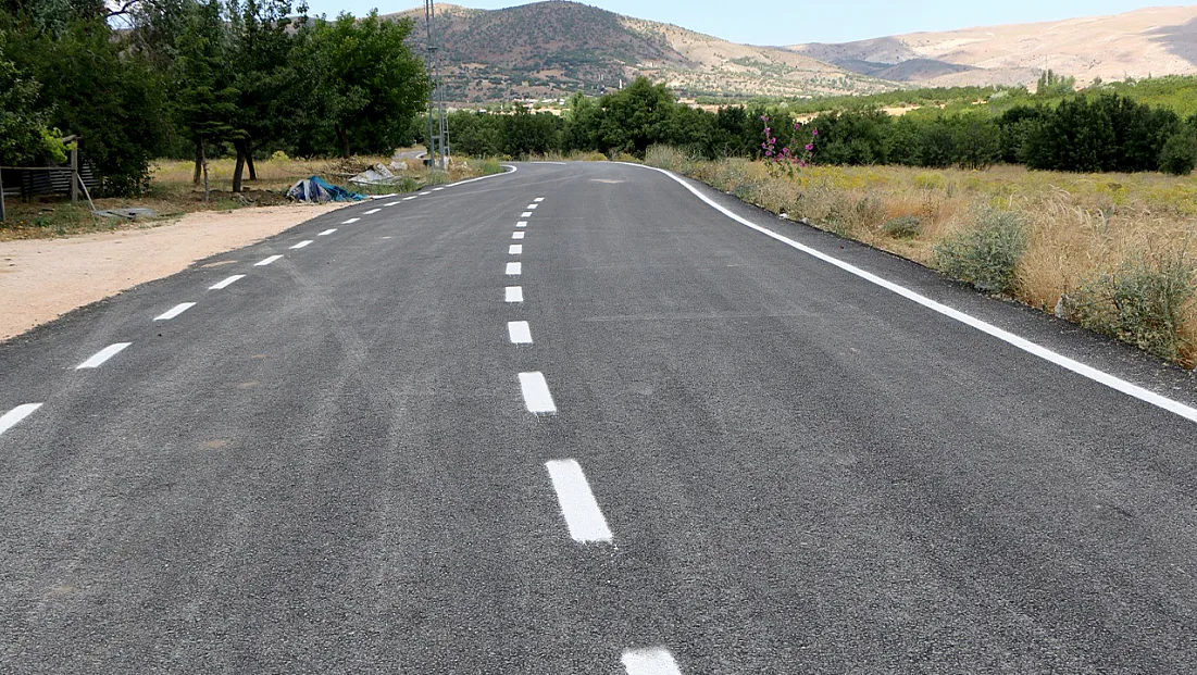 Elazığ İl Özel idaresinden yol hamlesi