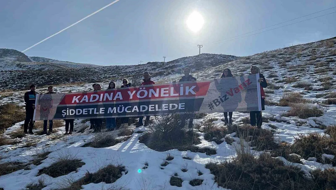 Elazığ'da şiddete karşı uyarı mesajı
