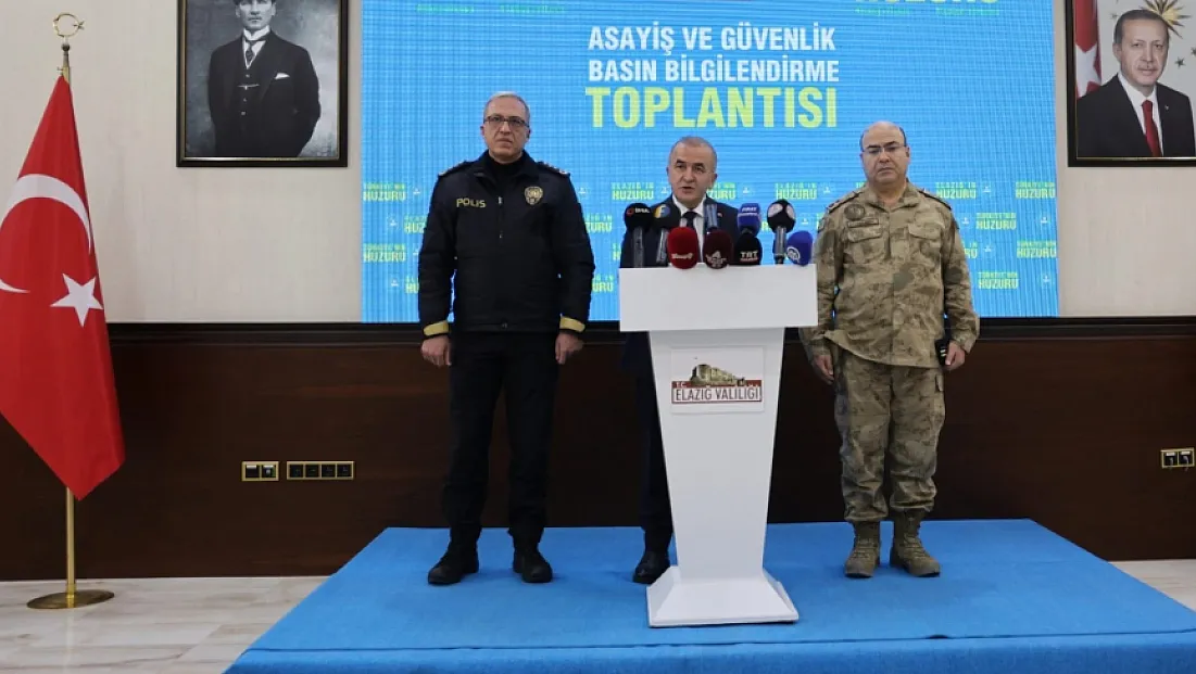 Elazığ'da 'Asayiş ve Güvenlik' toplantısı