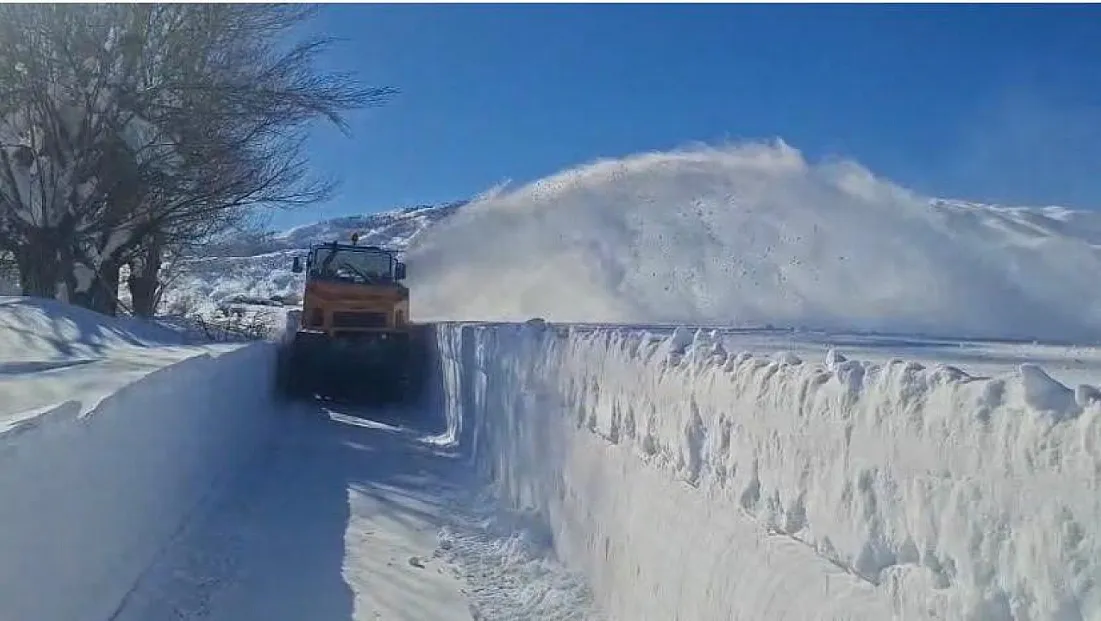 Tunceli'de 113 köy yolu ulaşıma kapalı