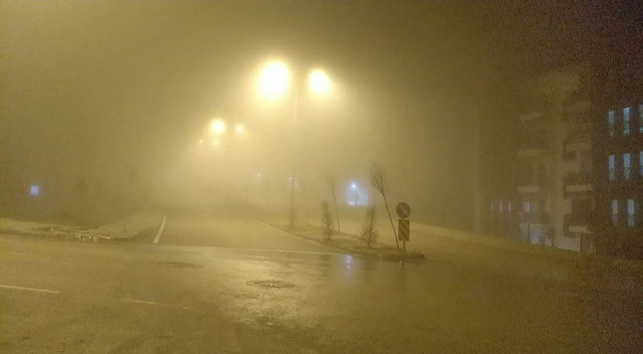 Elazığ'da yoğun sis etkili oldu