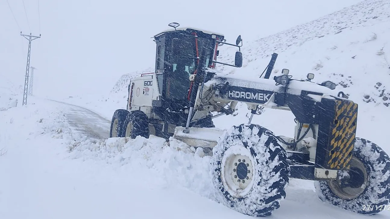 Elazığ'da kapalı köy yolu kalmadı