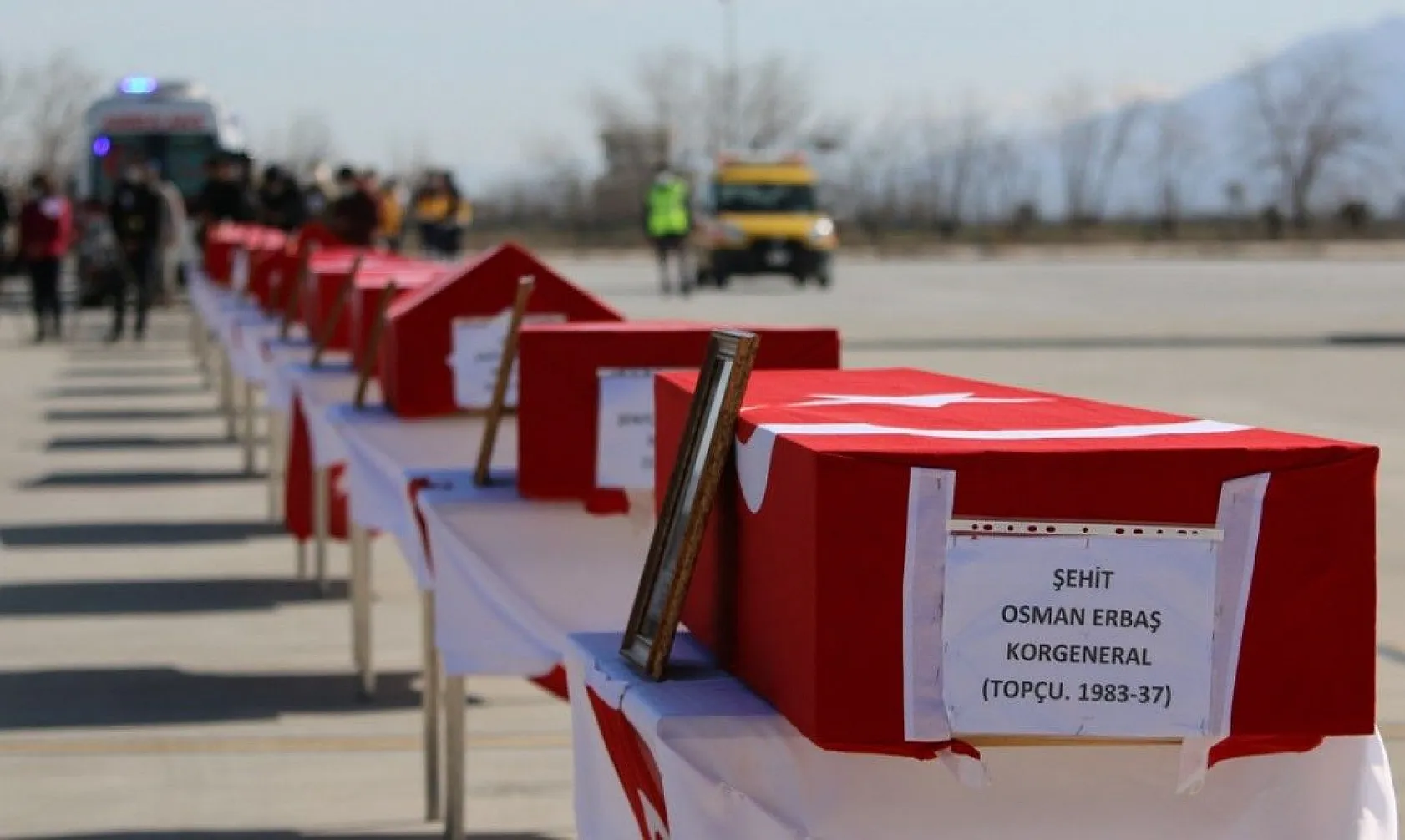 11 şehit Elazığ'dan törenle Ankara'ya uğurlandı