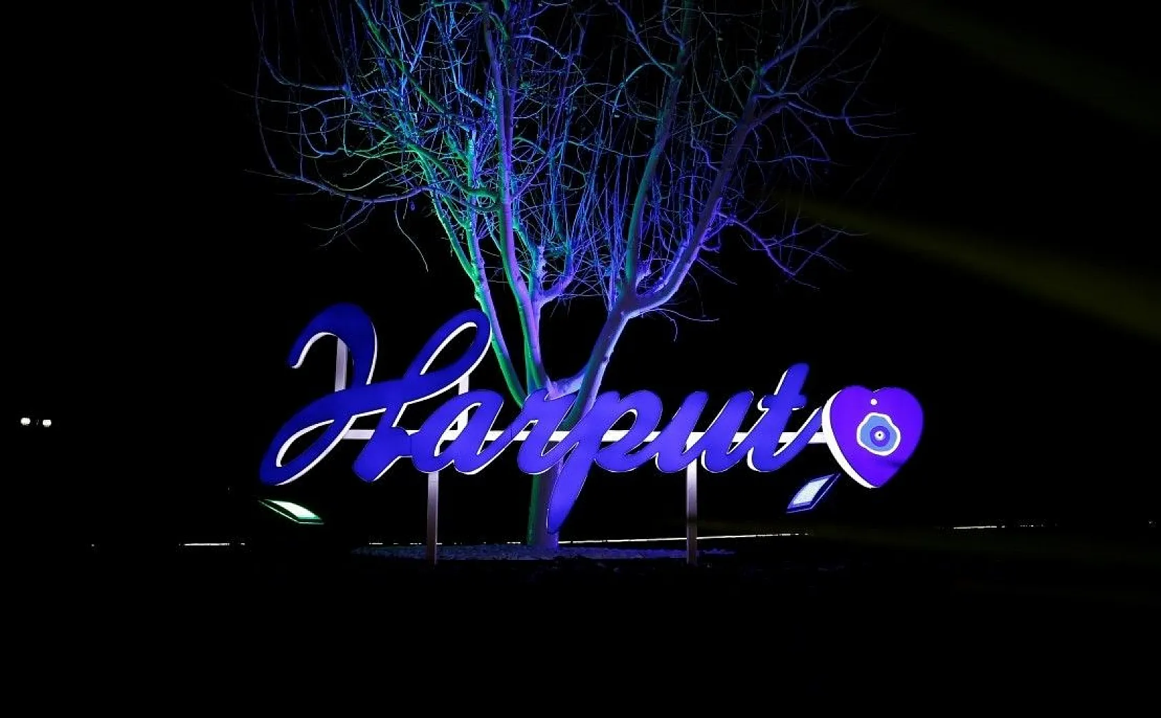 Harput'ta muhteşem gece fotoğrafları