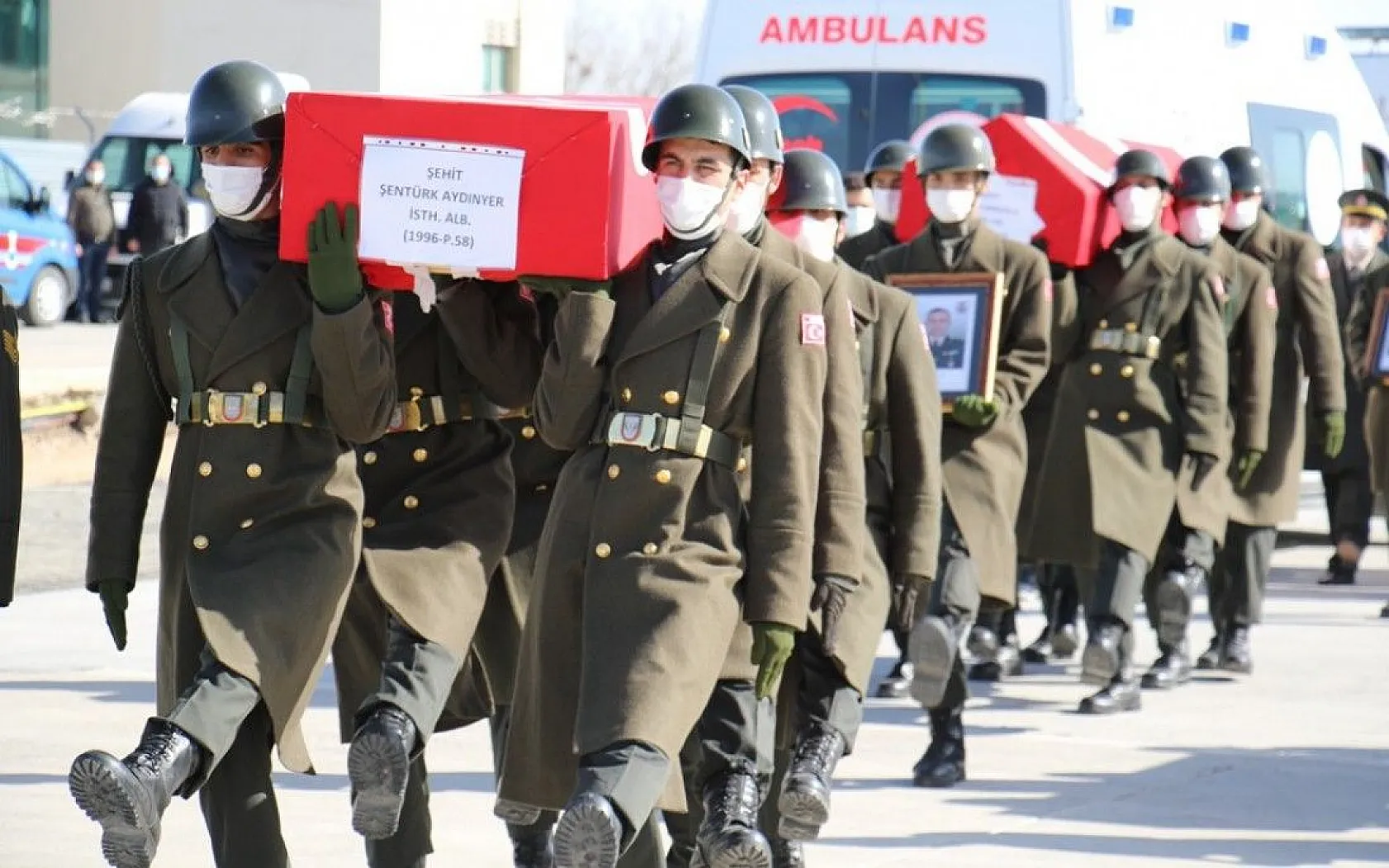 11 şehit Elazığ'dan törenle Ankara'ya uğurlandı