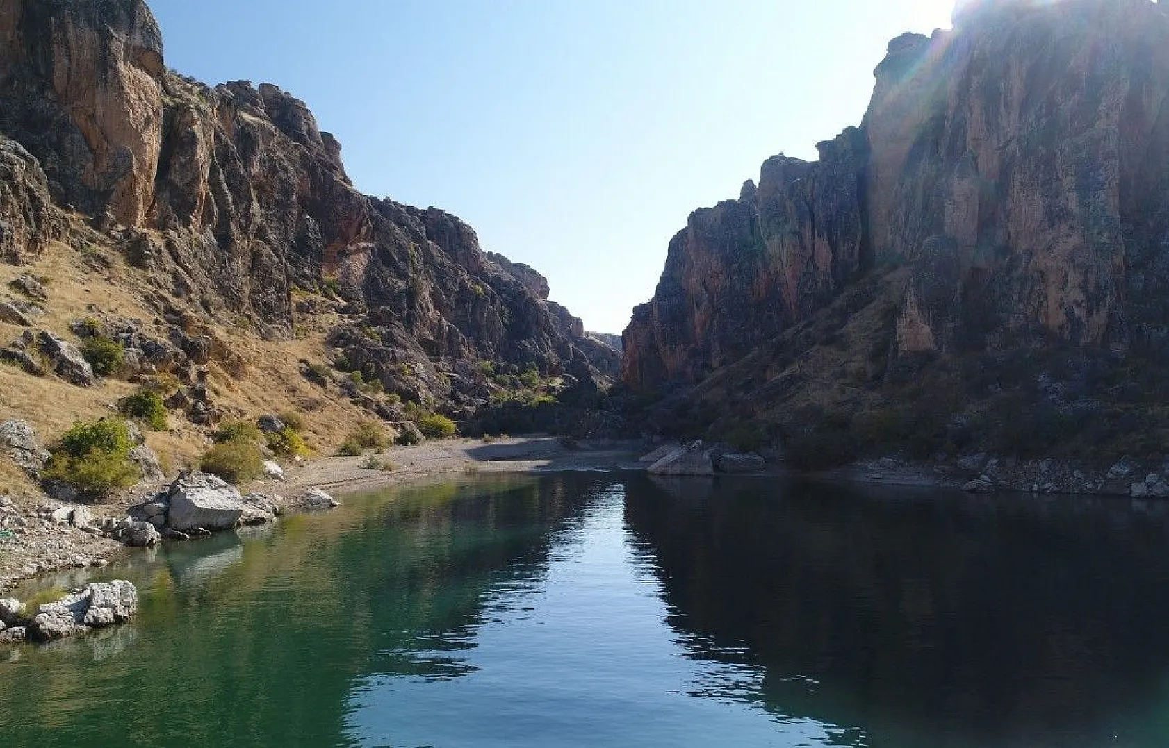 Elazığ'daki kanyonlardan muhteşem fotoğraflar