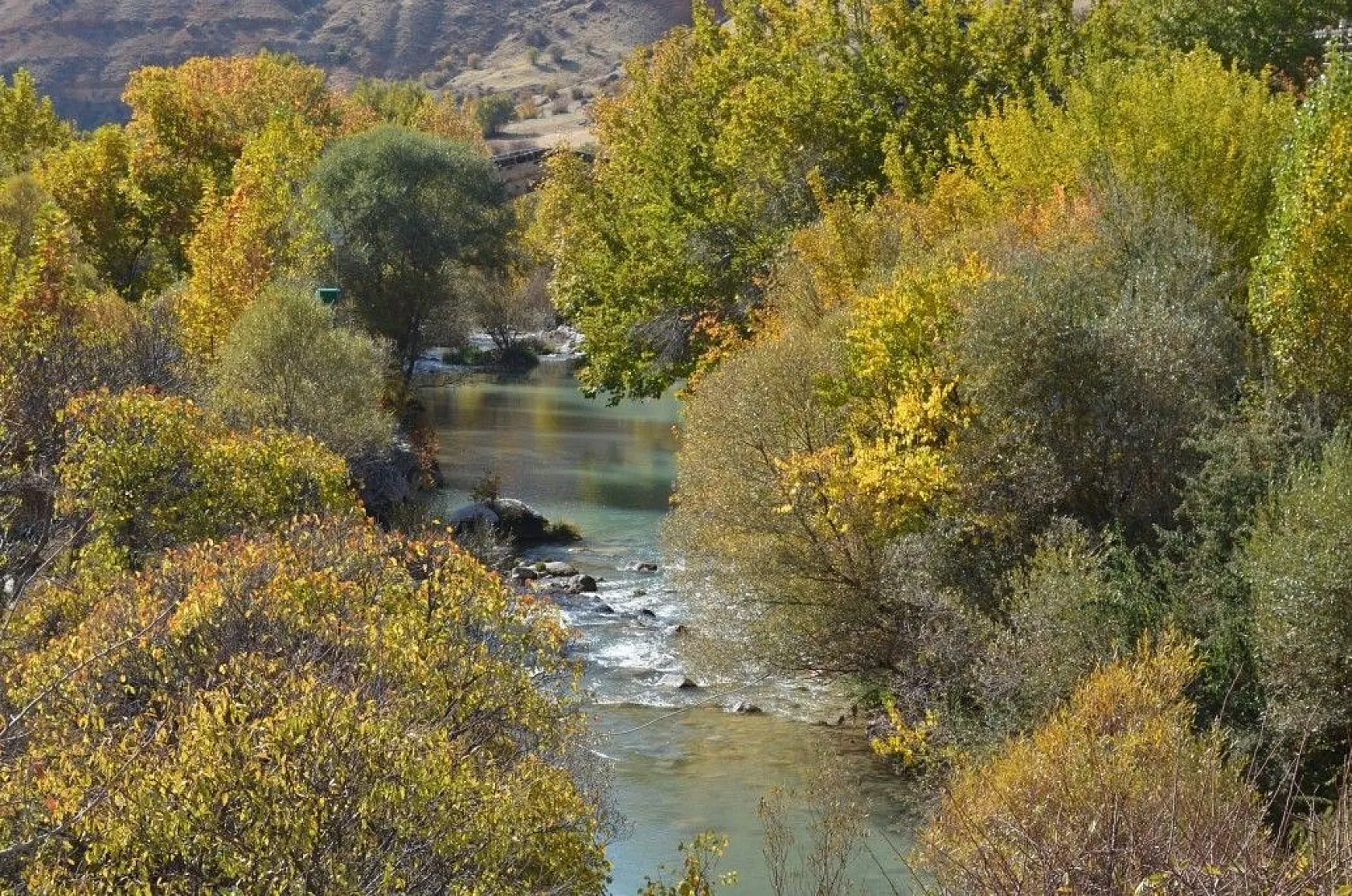 Tağar Köprüsün'de sonbahar şölen