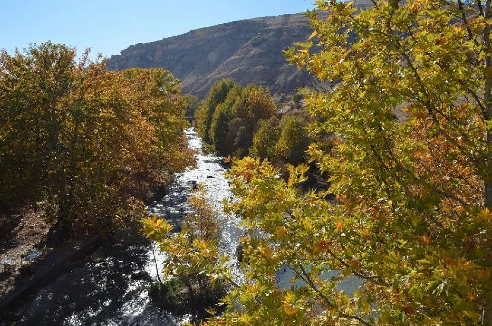 Tağar Köprüsün'de sonbahar şölen