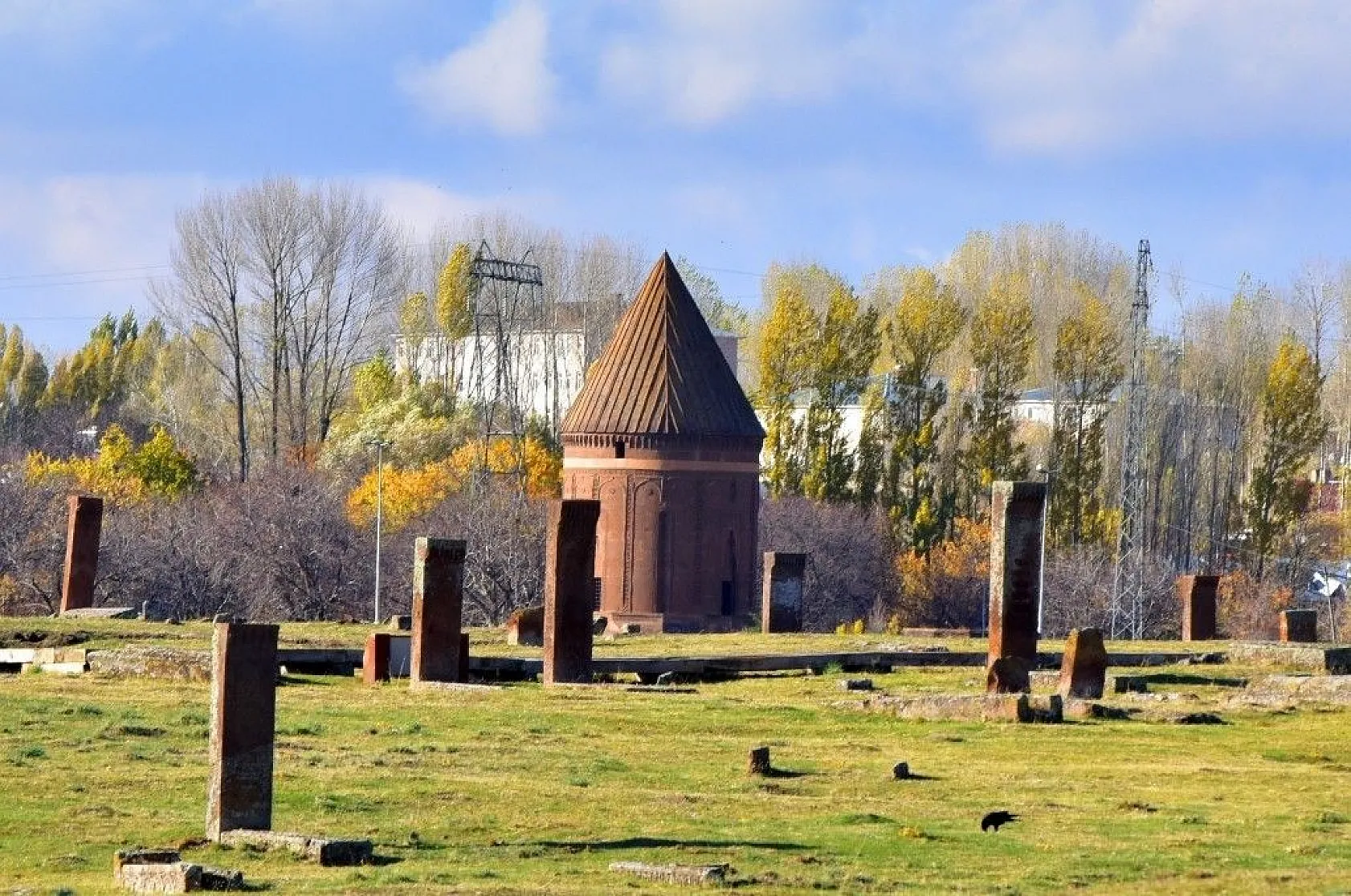 Ahlat'ta seyrine doyumsuz sonbahar manzaraları
