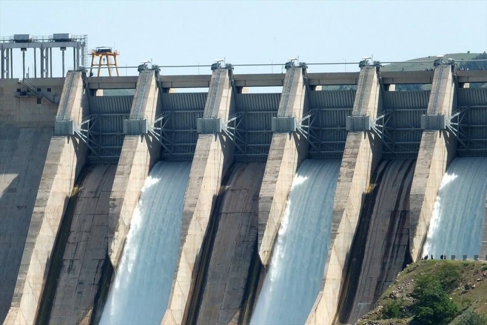 Keban Barajı'ndan muhteşem manzara