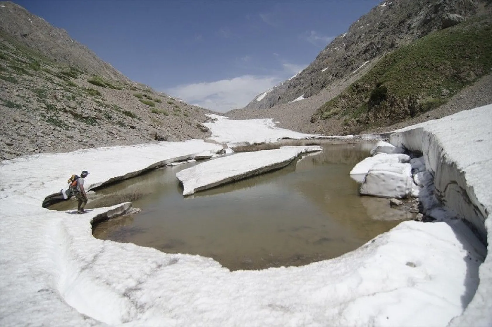 Mercan Vadisi'nin buzul gölleri yazın başka güzel