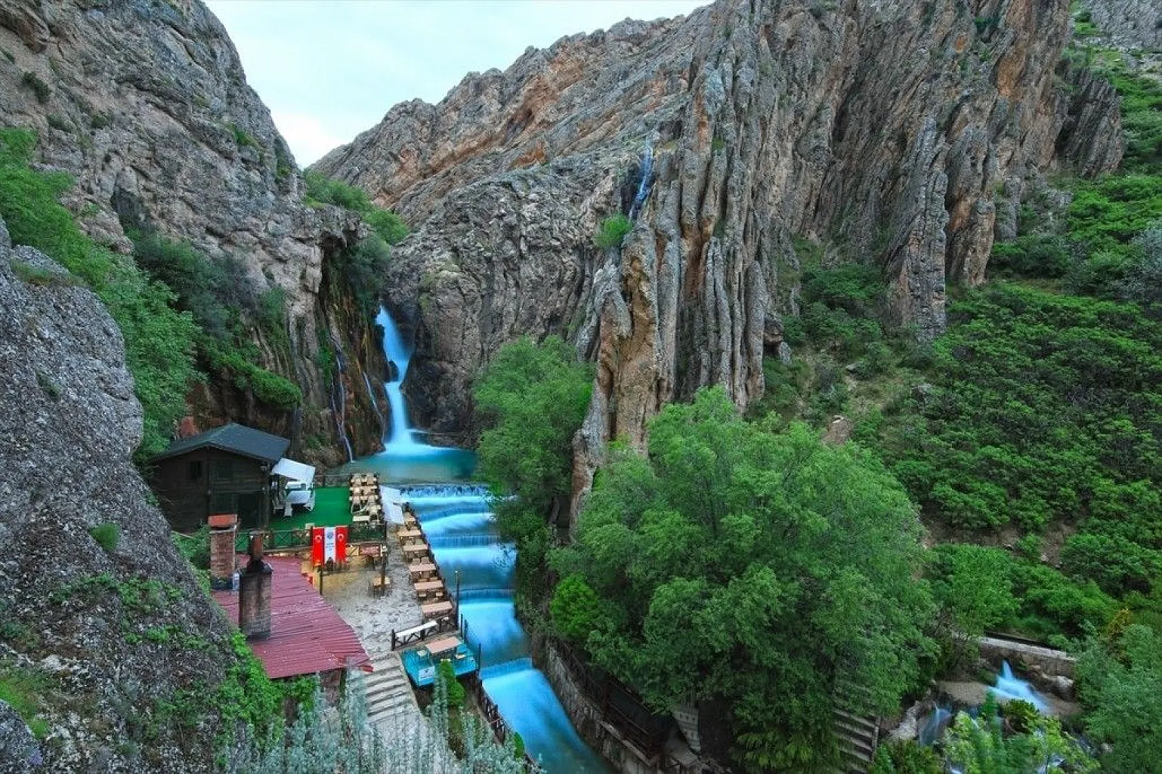 Bozkırın serin adresi: Günpınar Şelalesi