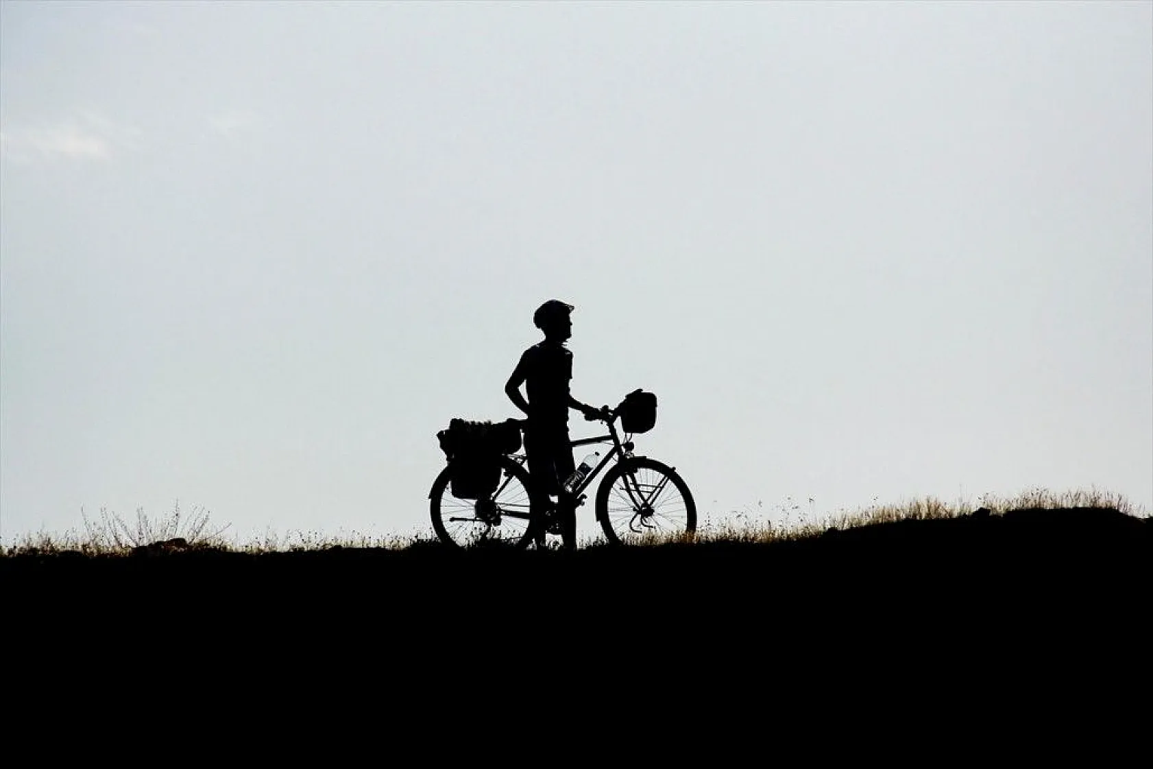 Bisikletiyle 7 yıldır Türkiye'yi geziyor