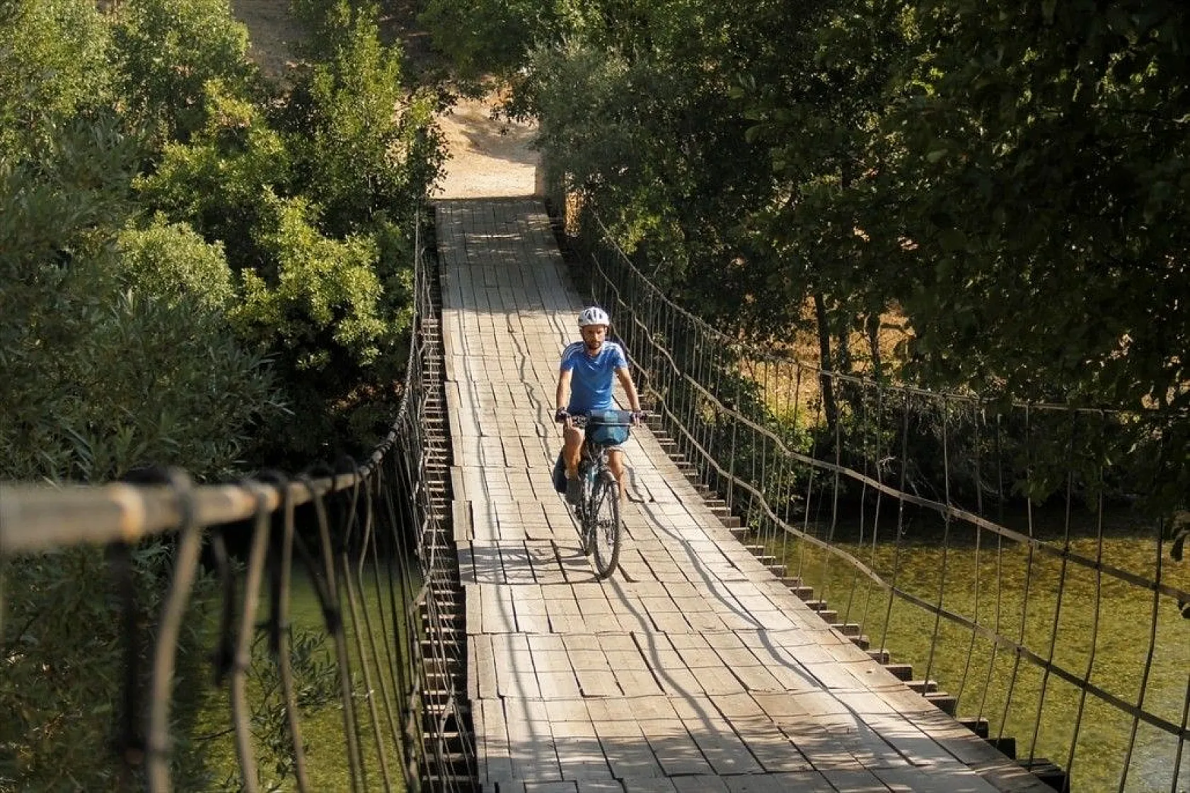 Bisikletiyle 7 yıldır Türkiye'yi geziyor