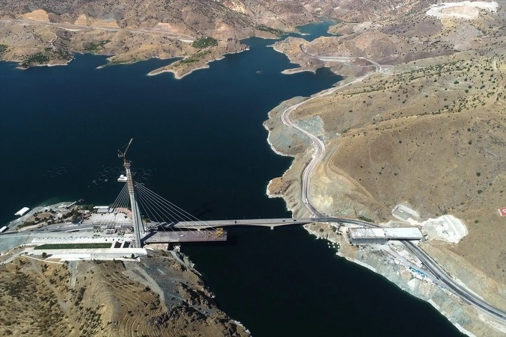 Yeni Kömürhan Köprüsü yapımından fotoğraflar