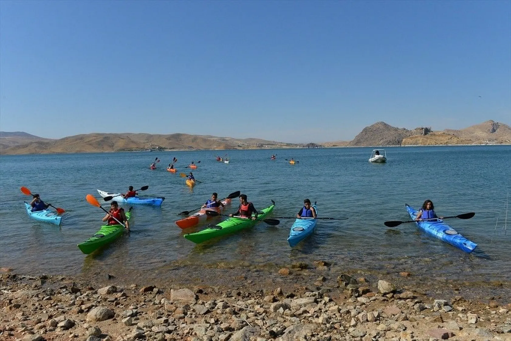 'Saklı cennet' Pertek su sporlarıyla şenlendi