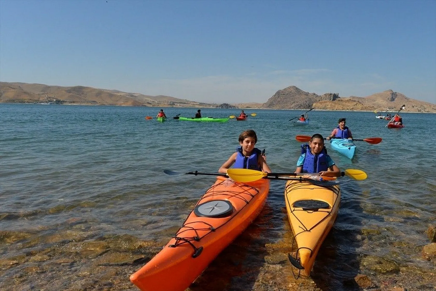 'Saklı cennet' Pertek su sporlarıyla şenlendi