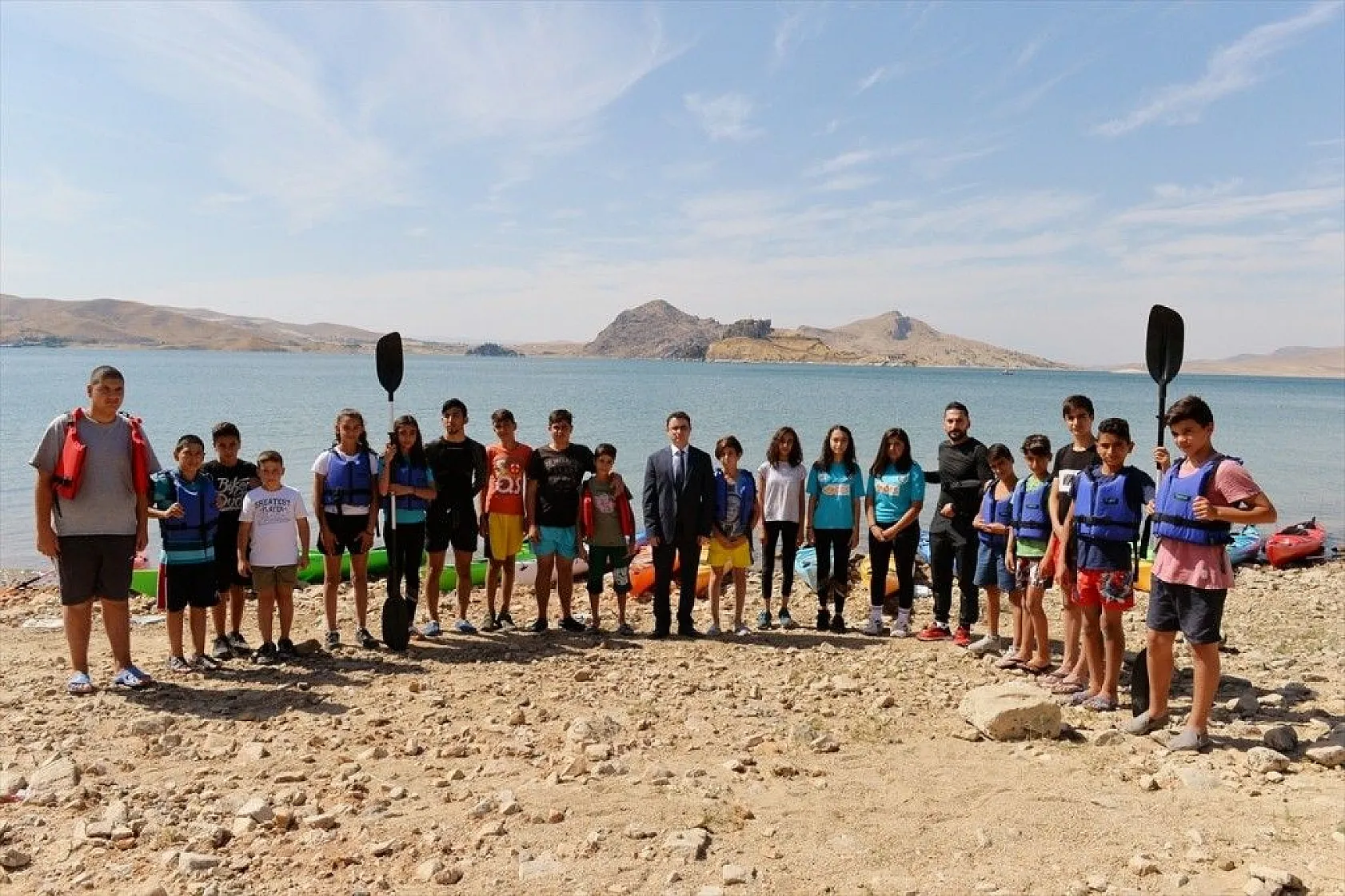 'Saklı cennet' Pertek su sporlarıyla şenlendi