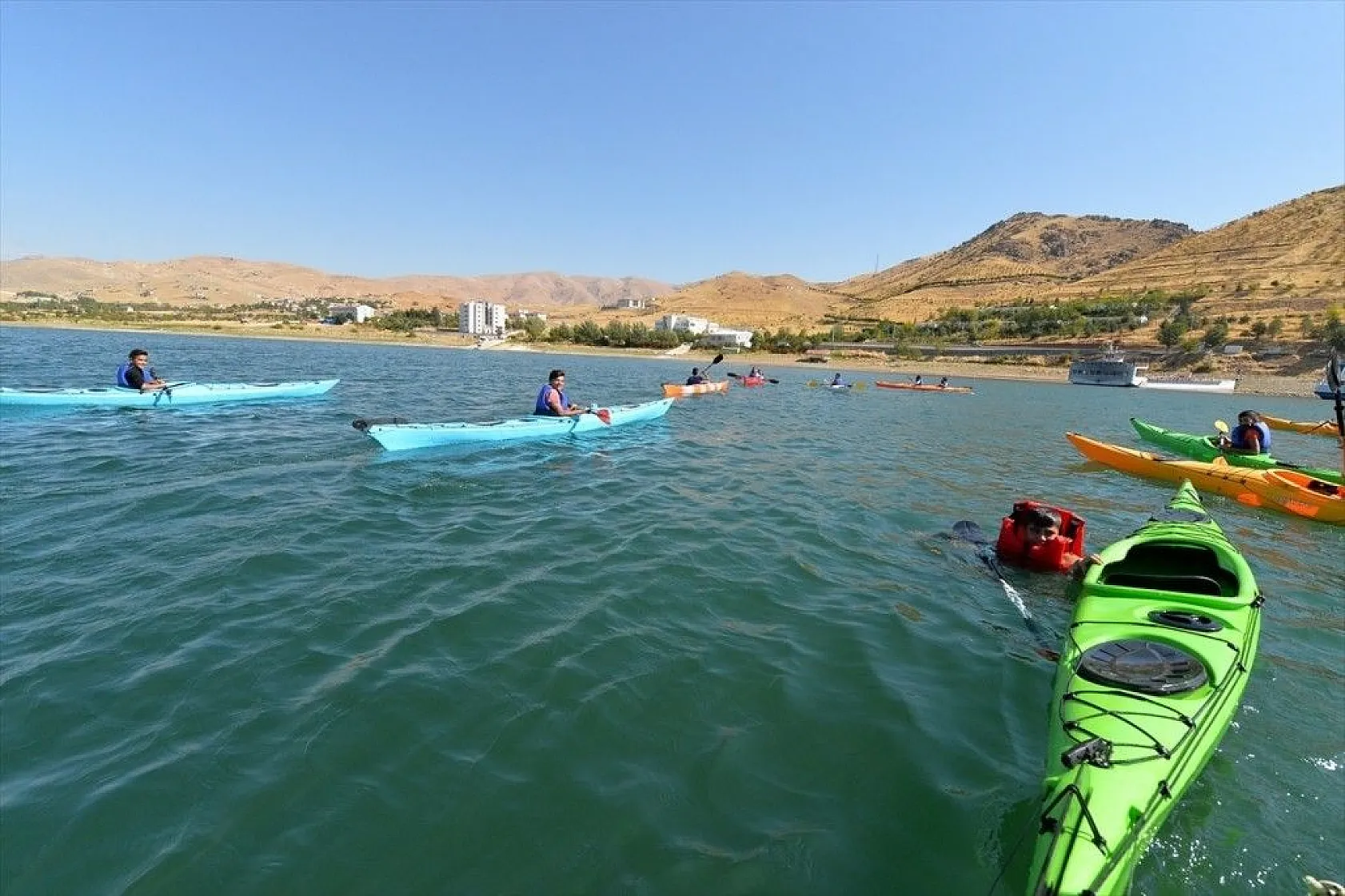 'Saklı cennet' Pertek su sporlarıyla şenlendi