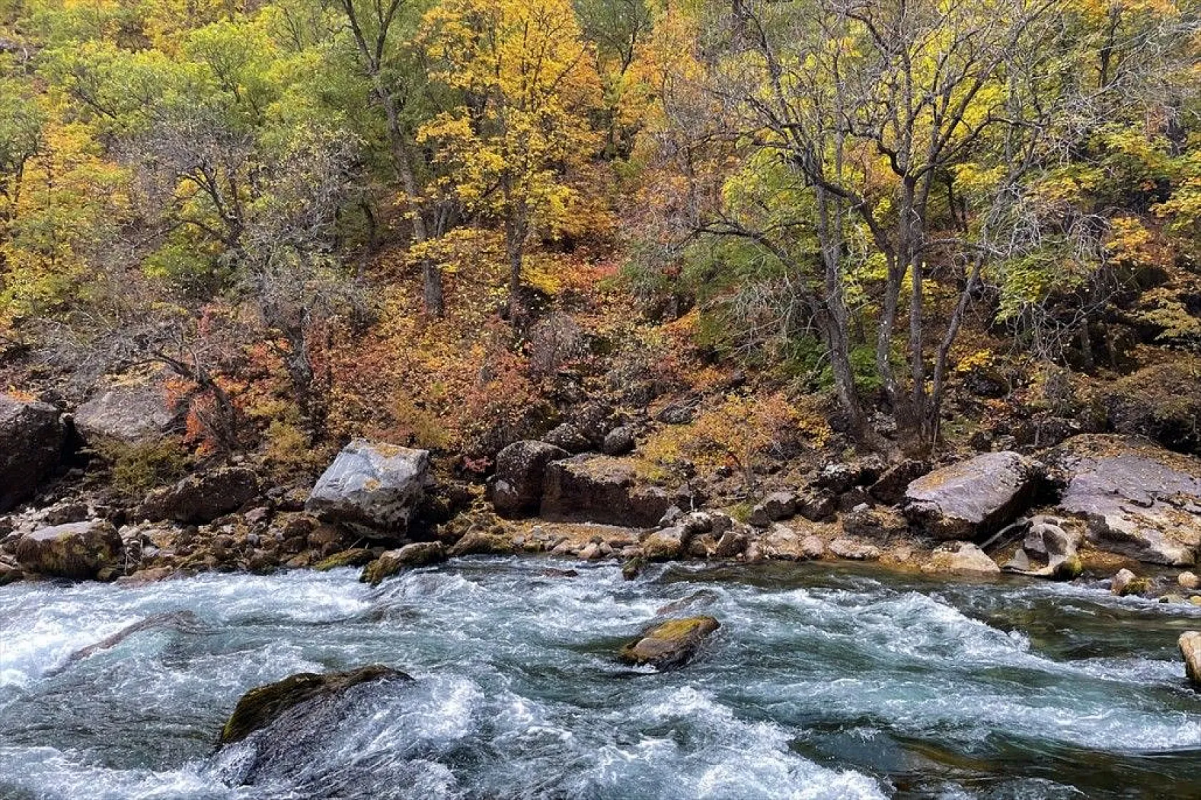'Munzur Vadisi Milli Parkı' güz renklerine büründü