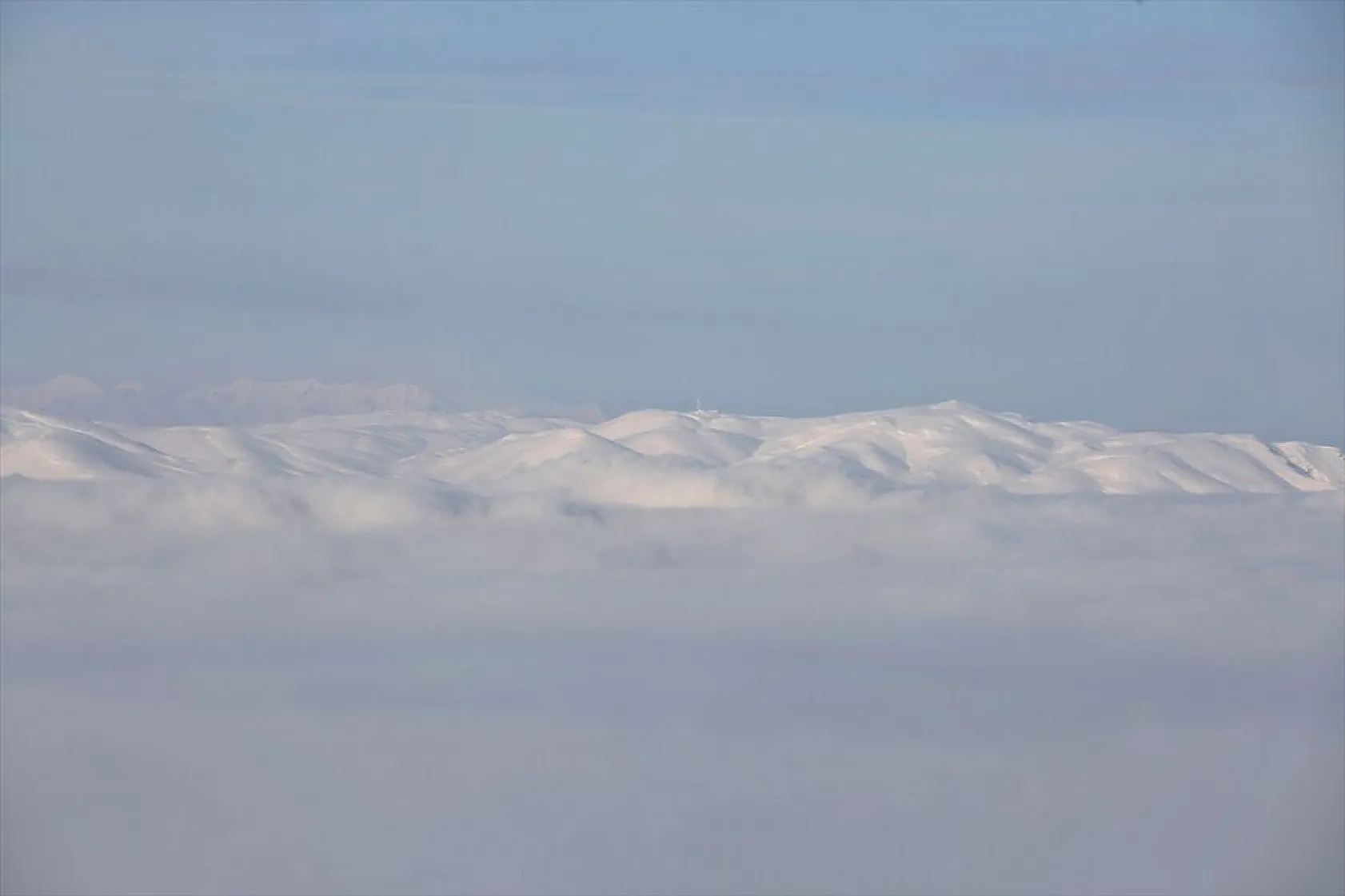 Harput, kar yağışıyla birlikte göz kamaştırdı