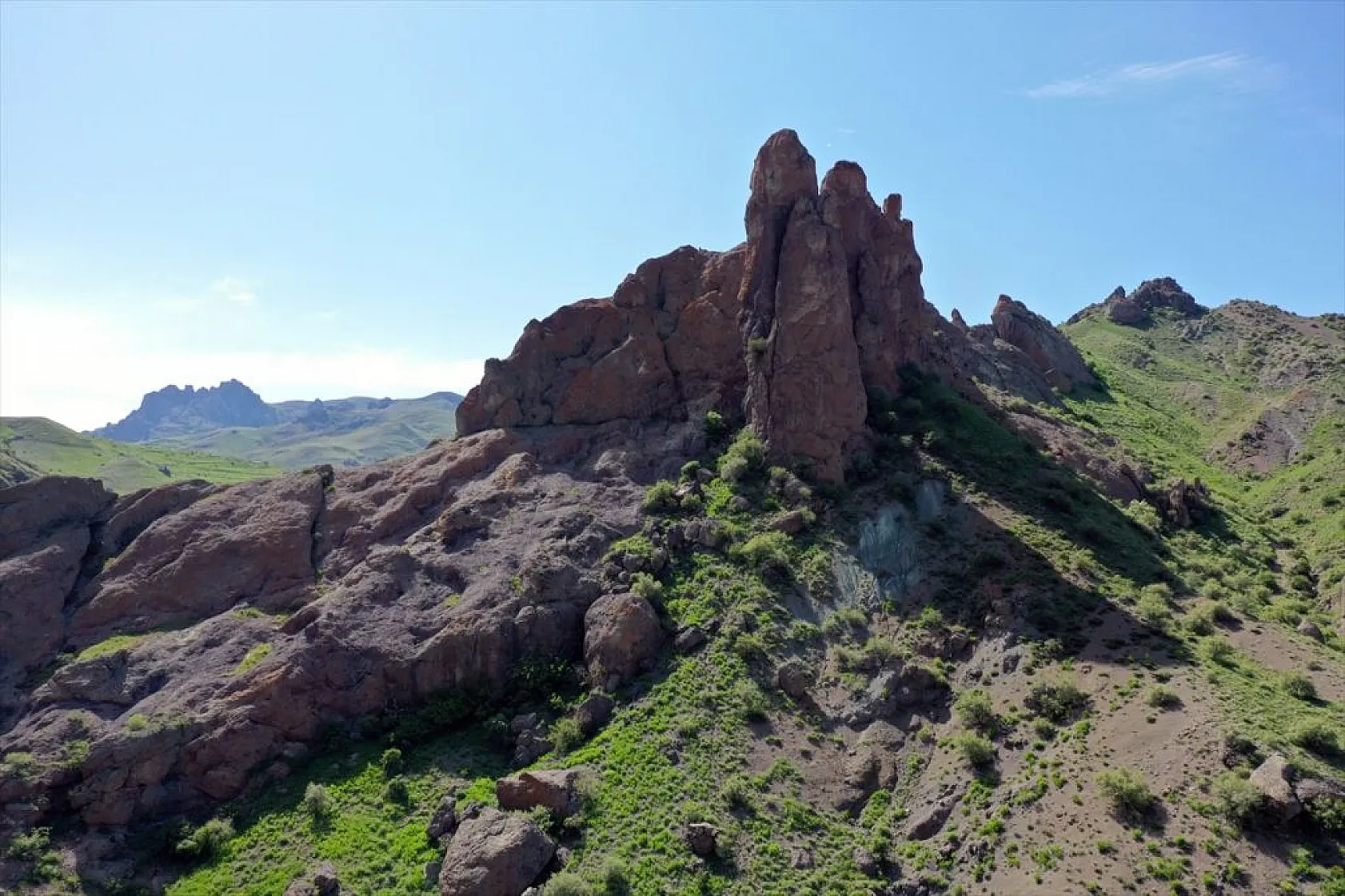 Hadımlı Kayalıkları kaya tırmanışı tutkunlarının rotasına girdi