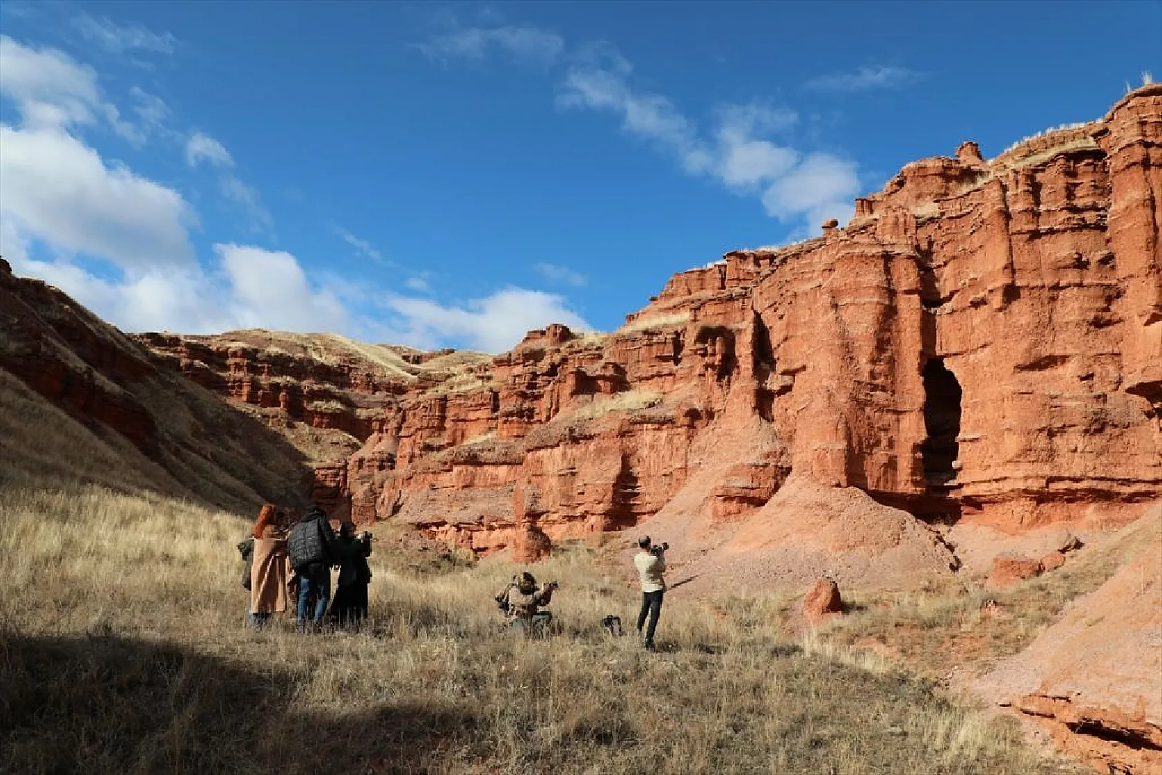 Erzurum'un Narman ilçesindeki peribacaları...