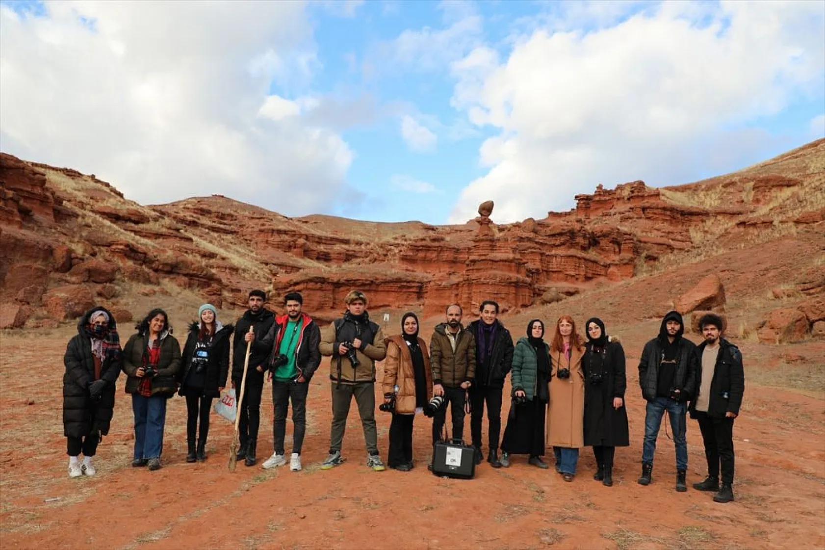 Erzurum'un Narman ilçesindeki peribacaları...