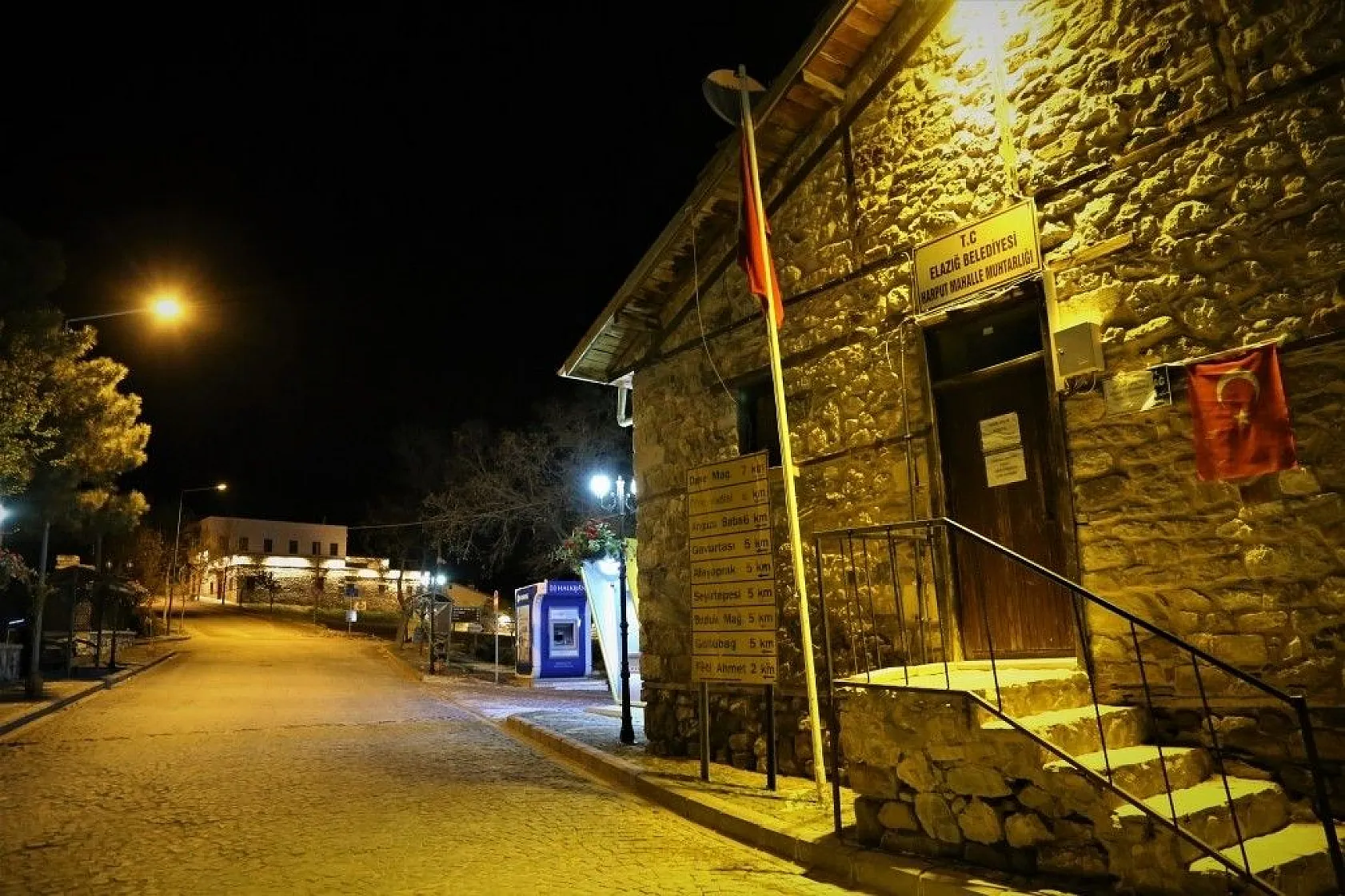 Harput'ta muhteşem gece fotoğrafları