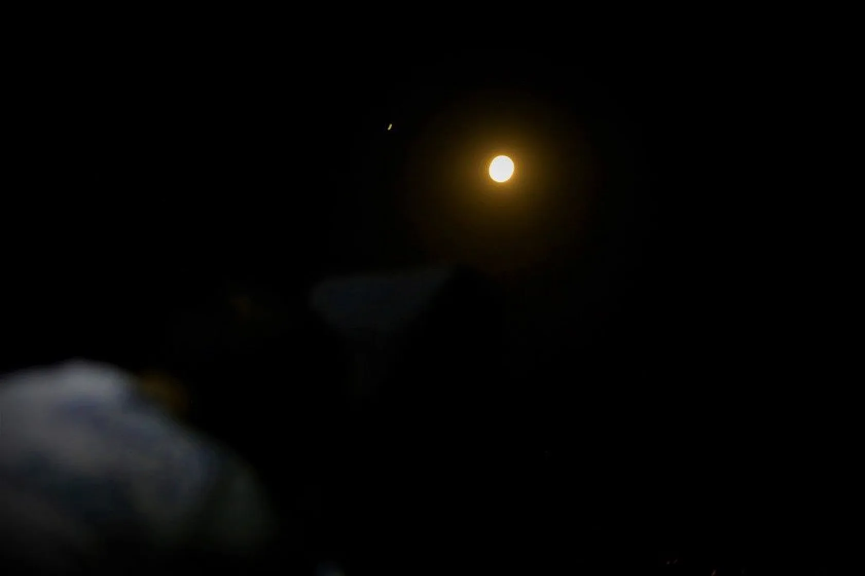 Harput'tan izlenen dolunay, hayran bıraktı