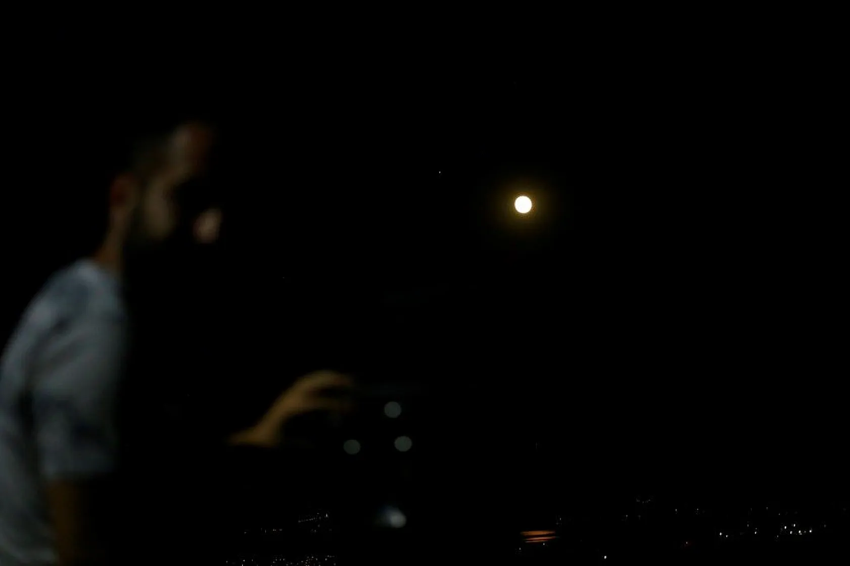 Harput'tan izlenen dolunay, hayran bıraktı