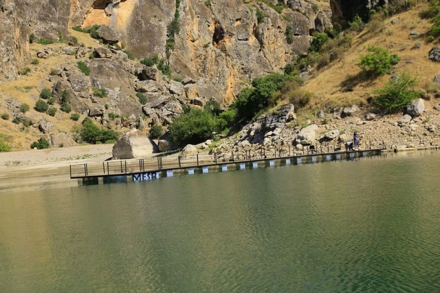 9 milyon yıllık kanyonlar için iskeleler kuruldu