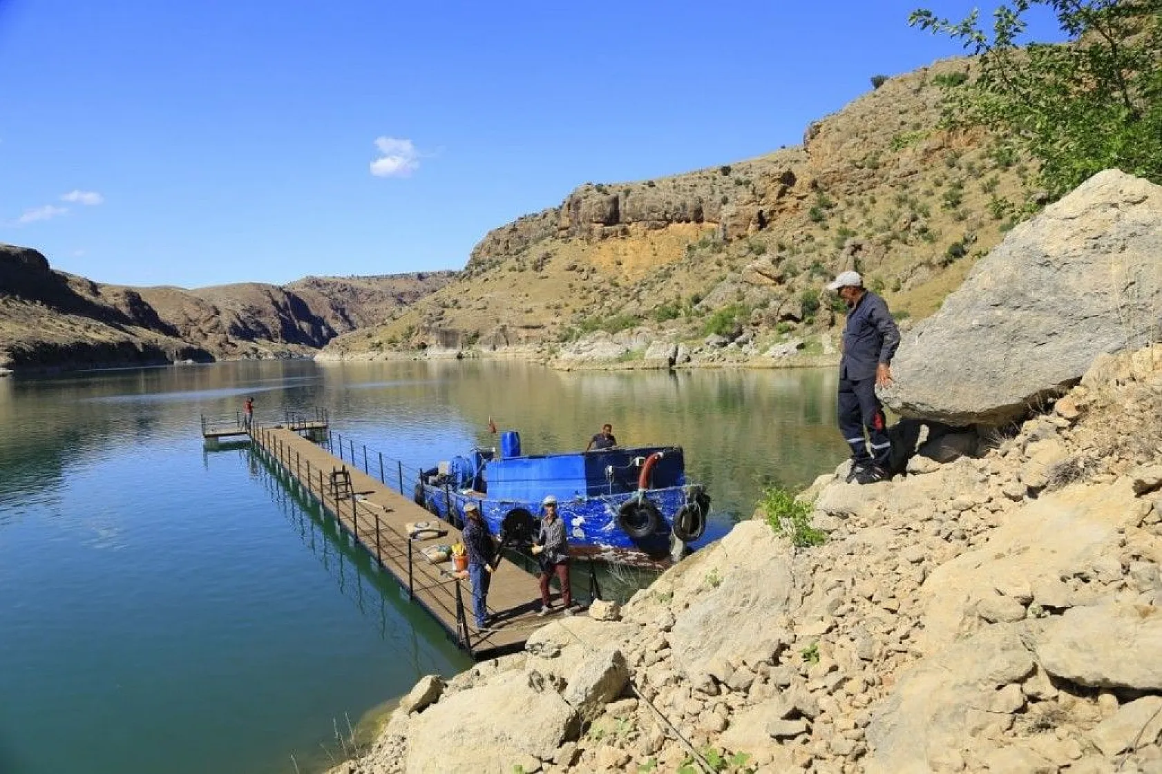9 milyon yıllık kanyonlar için iskeleler kuruldu