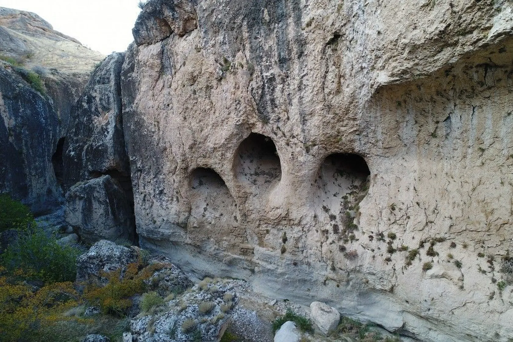 Kanyonlar yaban hayata ev sahipliği yapıyor