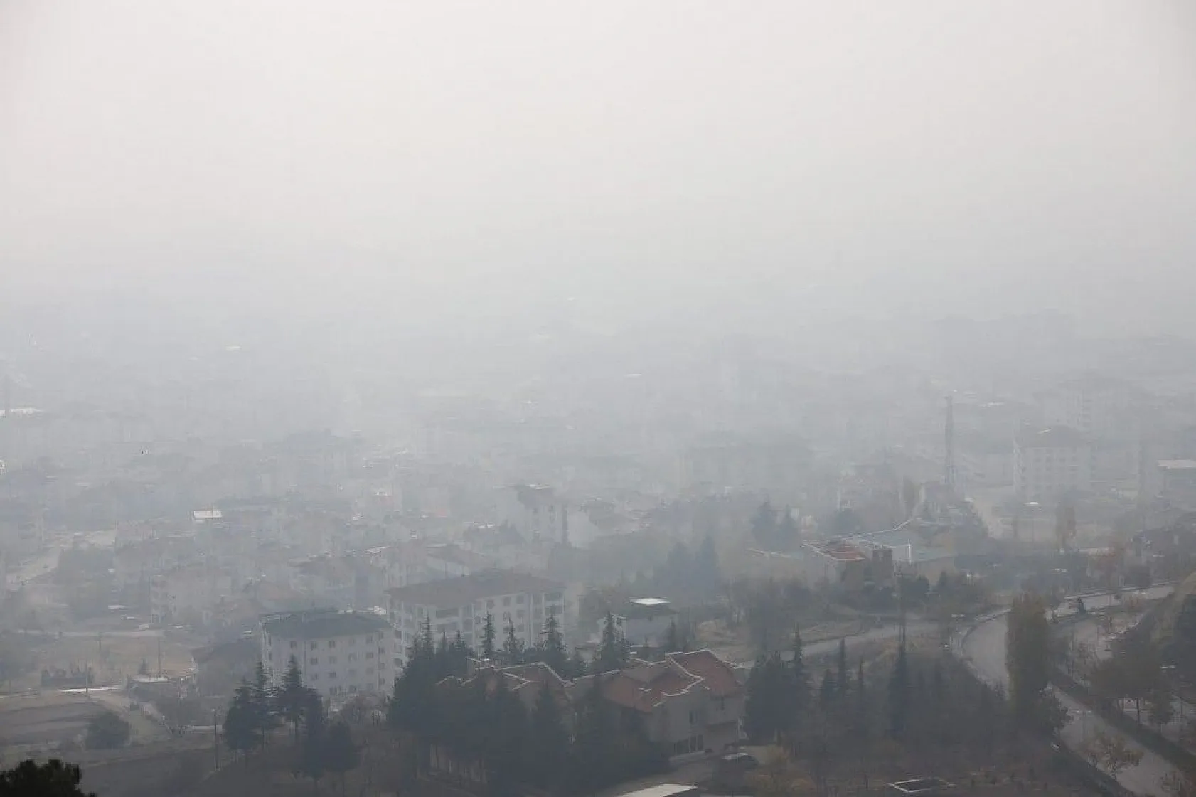 Harput'ta sis bulutlarının görsel şöleni