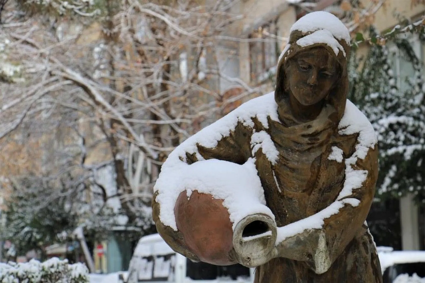 Elazığ'da kar sevinci