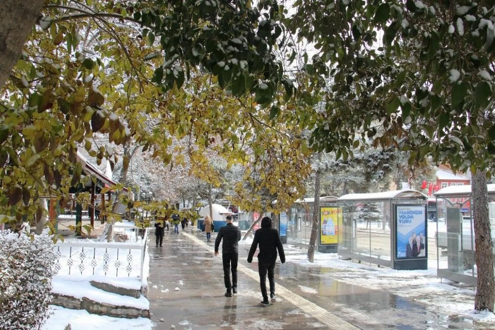 Elazığ'da kar sevinci