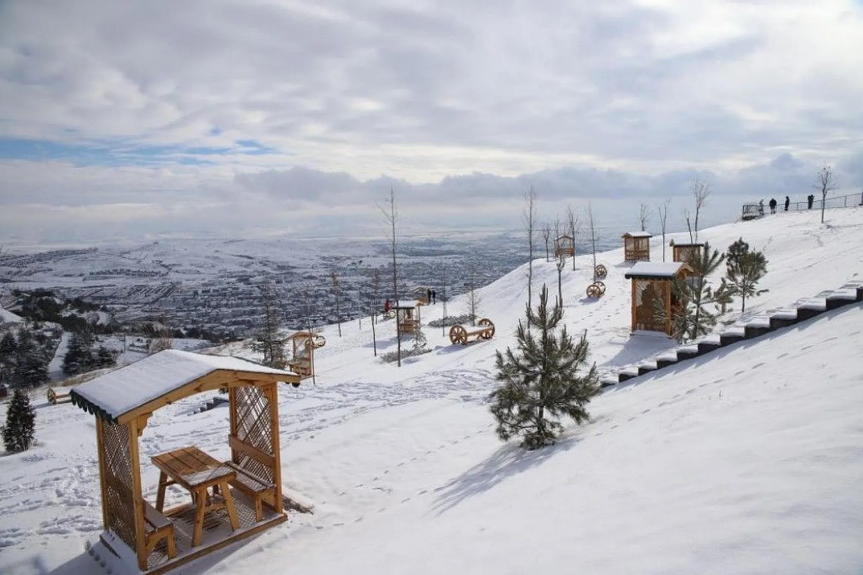 Harput'ta kartpostallık görüntüler oluştu