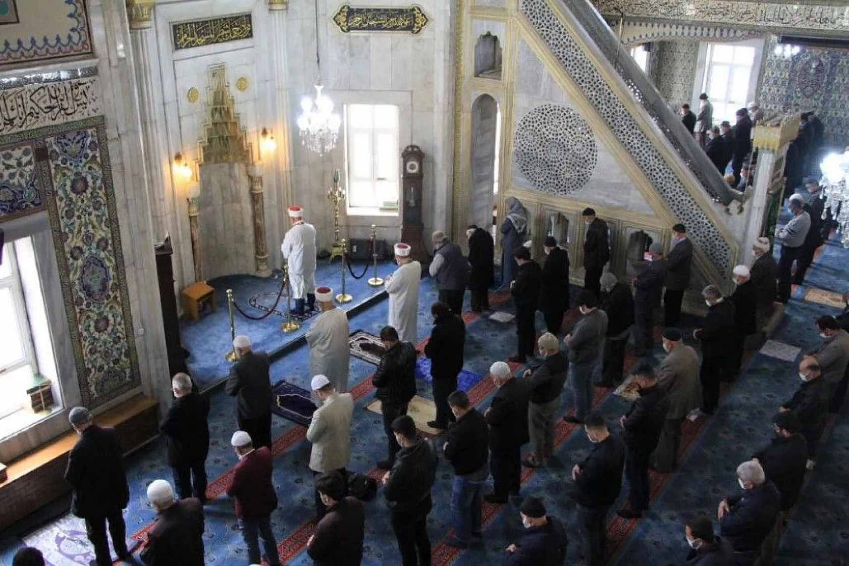 İzzet Paşa Camii'nde duygulu anlar yaşandı