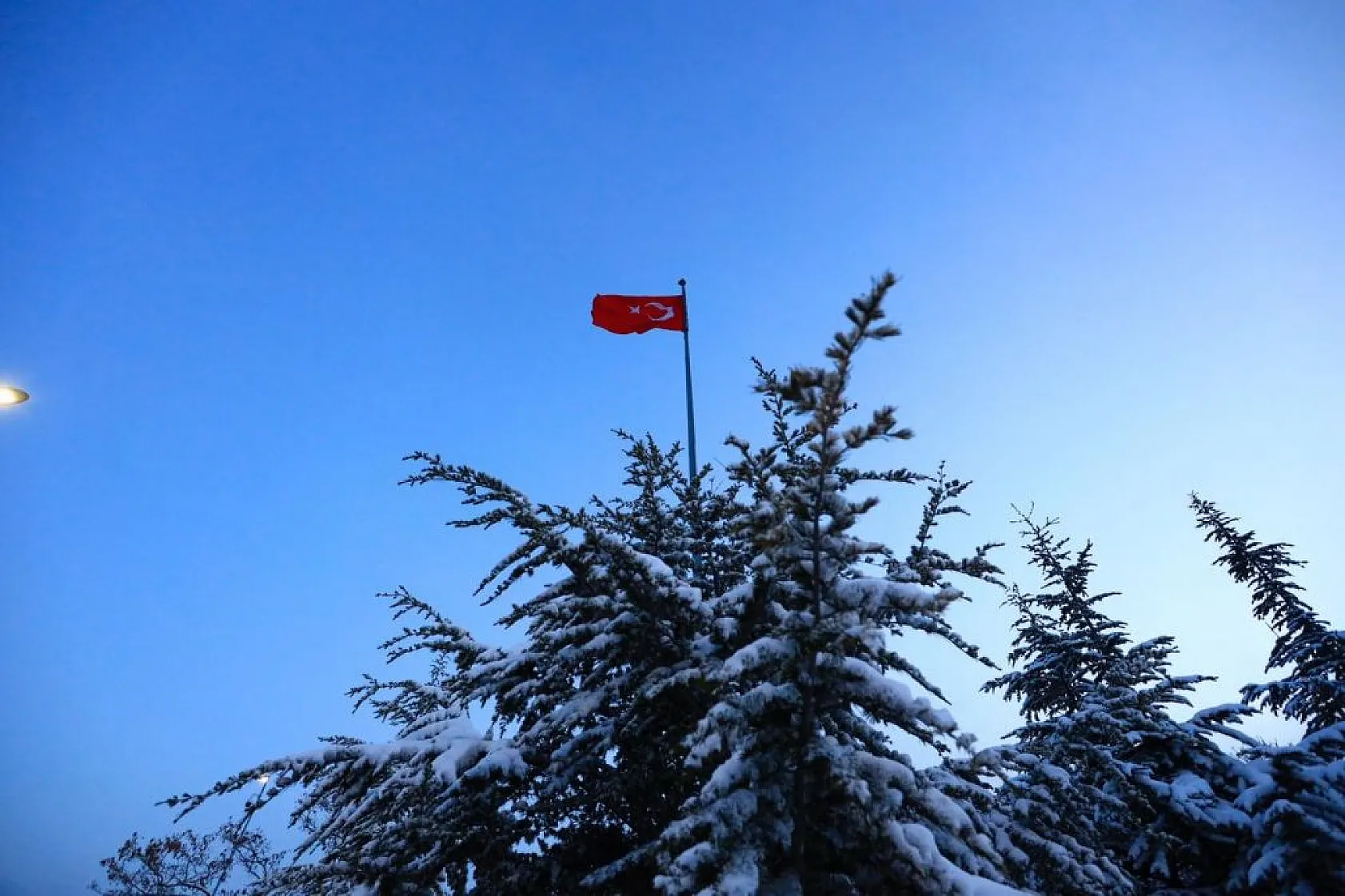 Harput'ta gece ışıkları ile görsel şölen