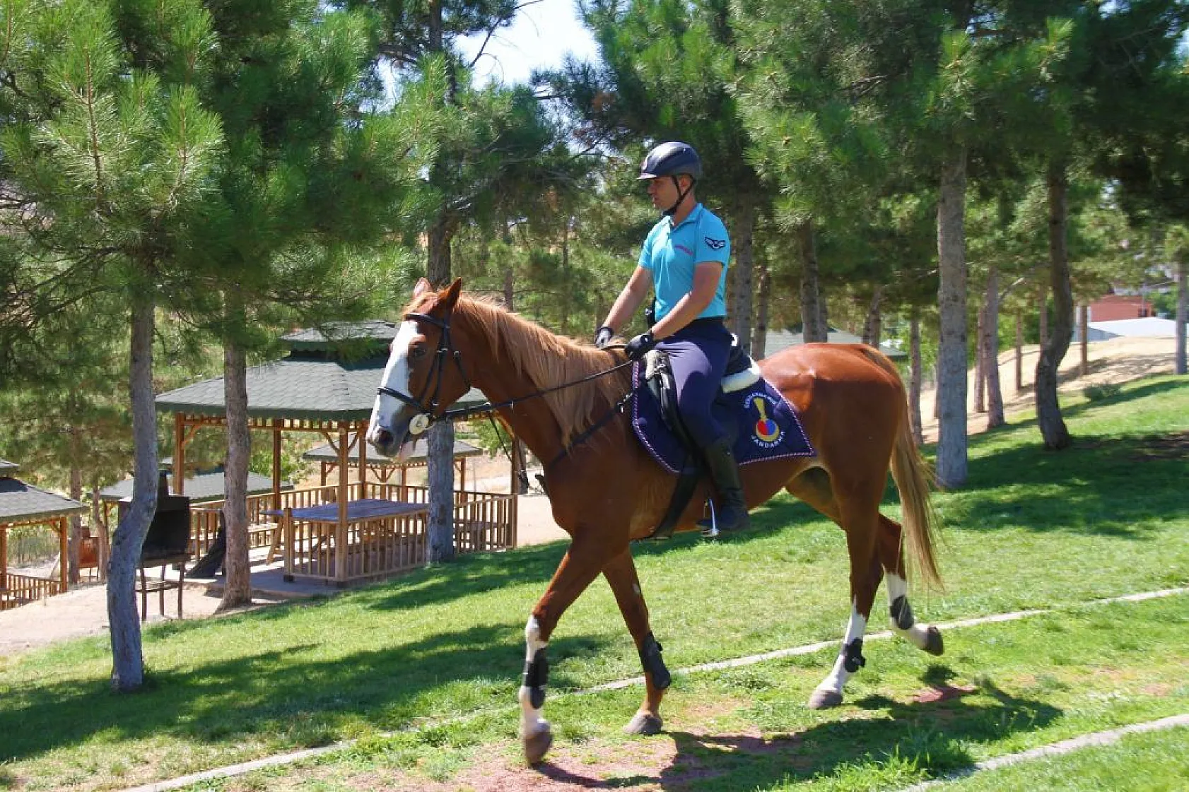 Atlı Jandarma Timi görev başında
