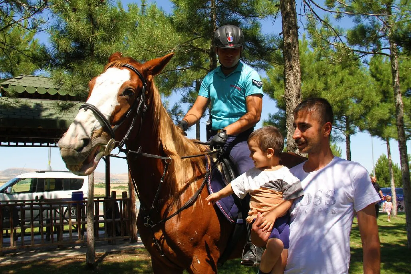 Atlı Jandarma Timi görev başında