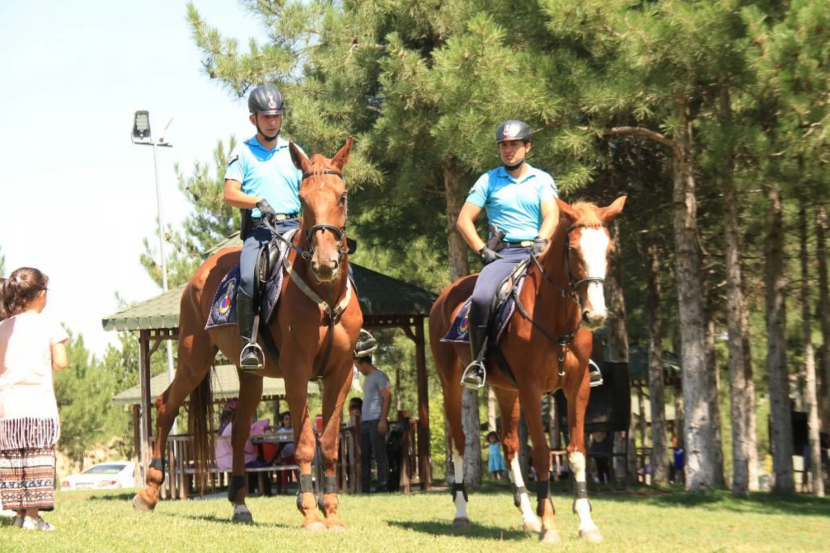 Atlı Jandarma Timi görev başında