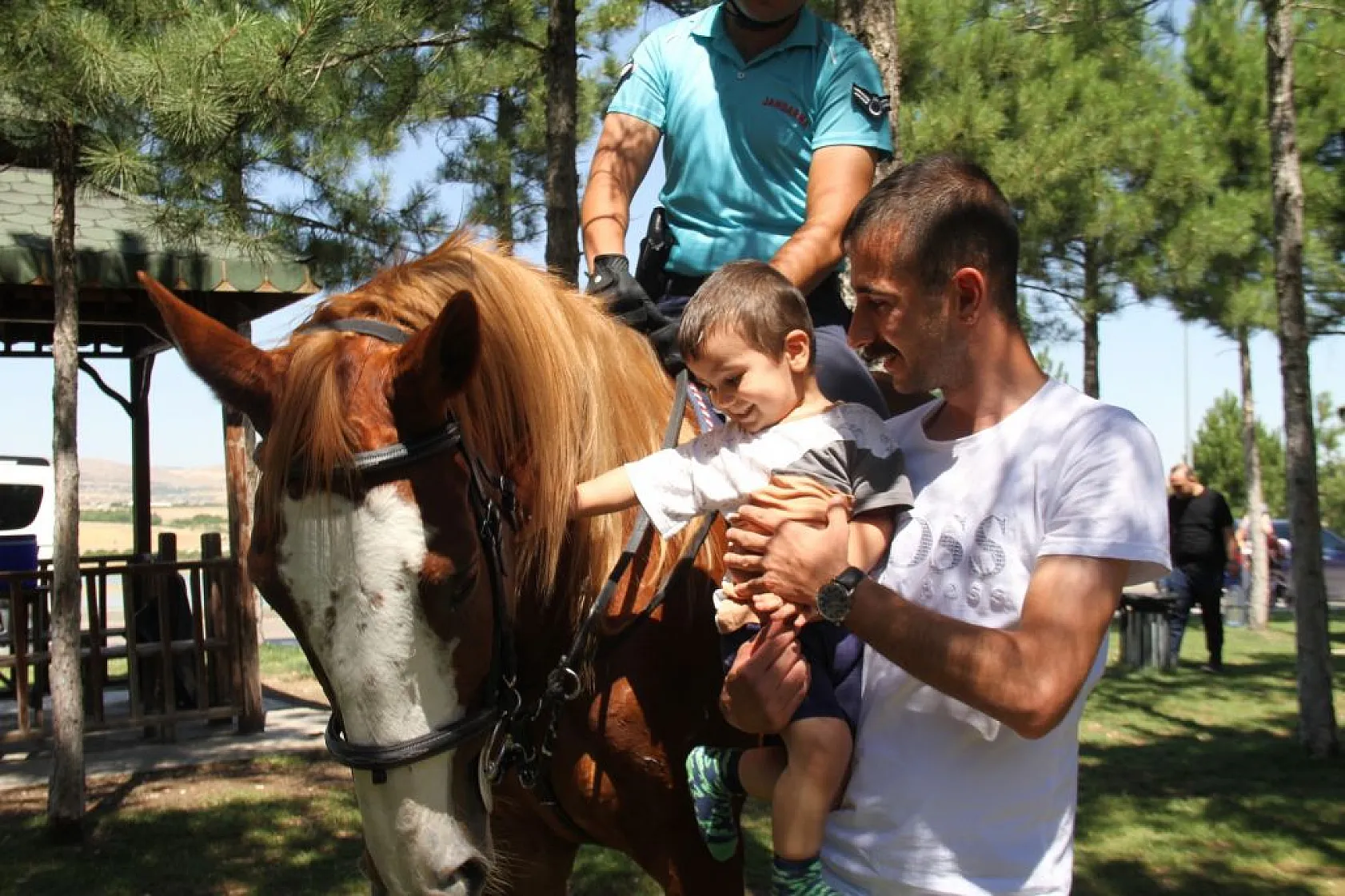Atlı Jandarma Timi görev başında