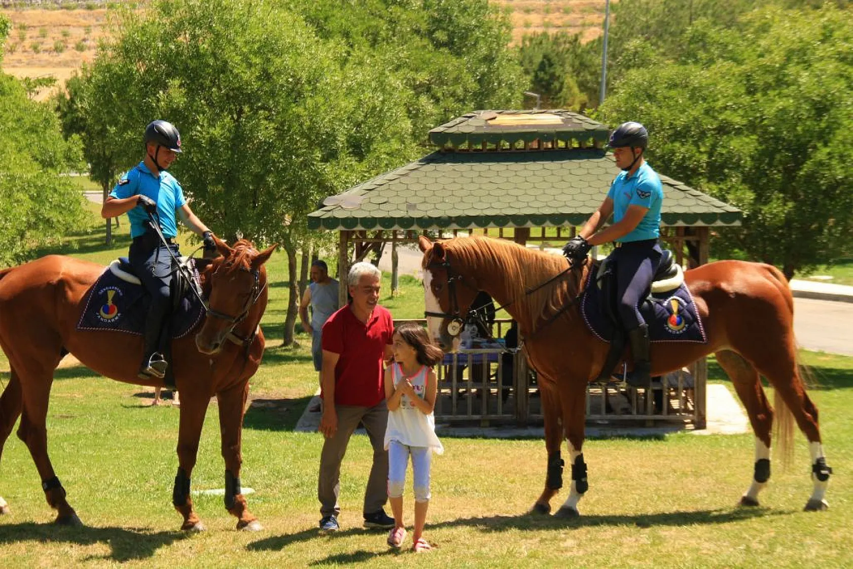 Atlı Jandarma Timi görev başında