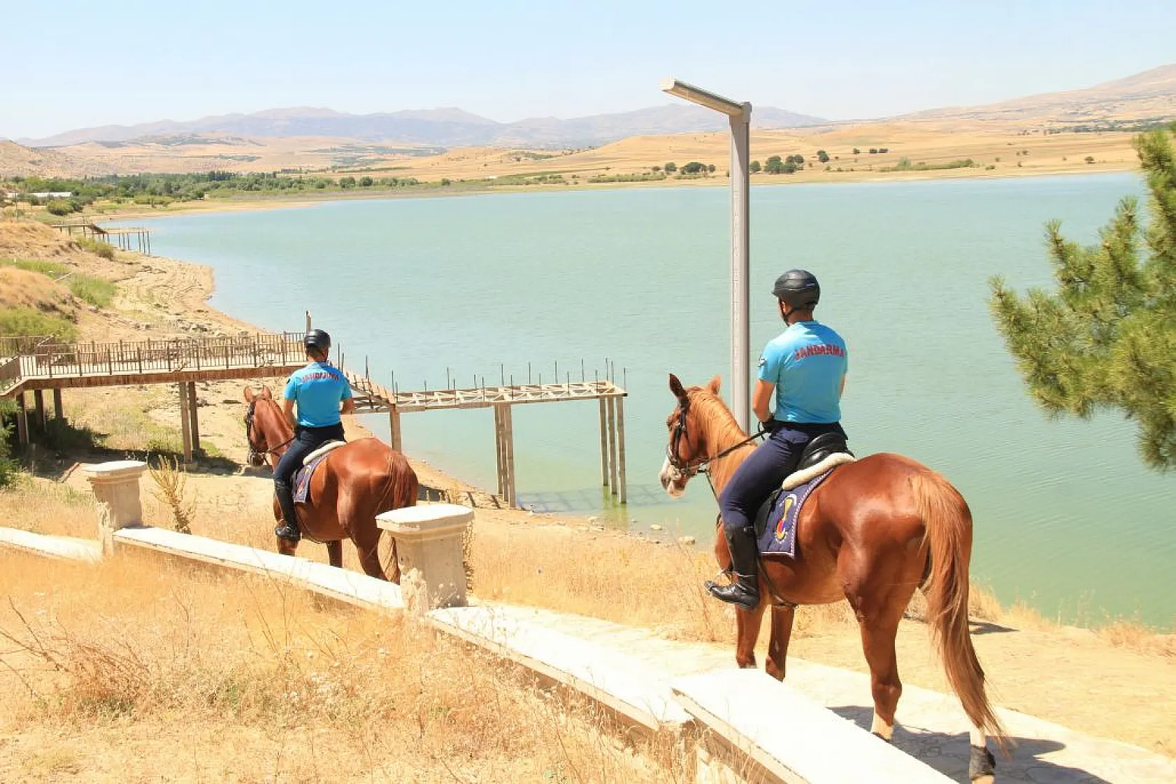 Atlı Jandarma Timi görev başında