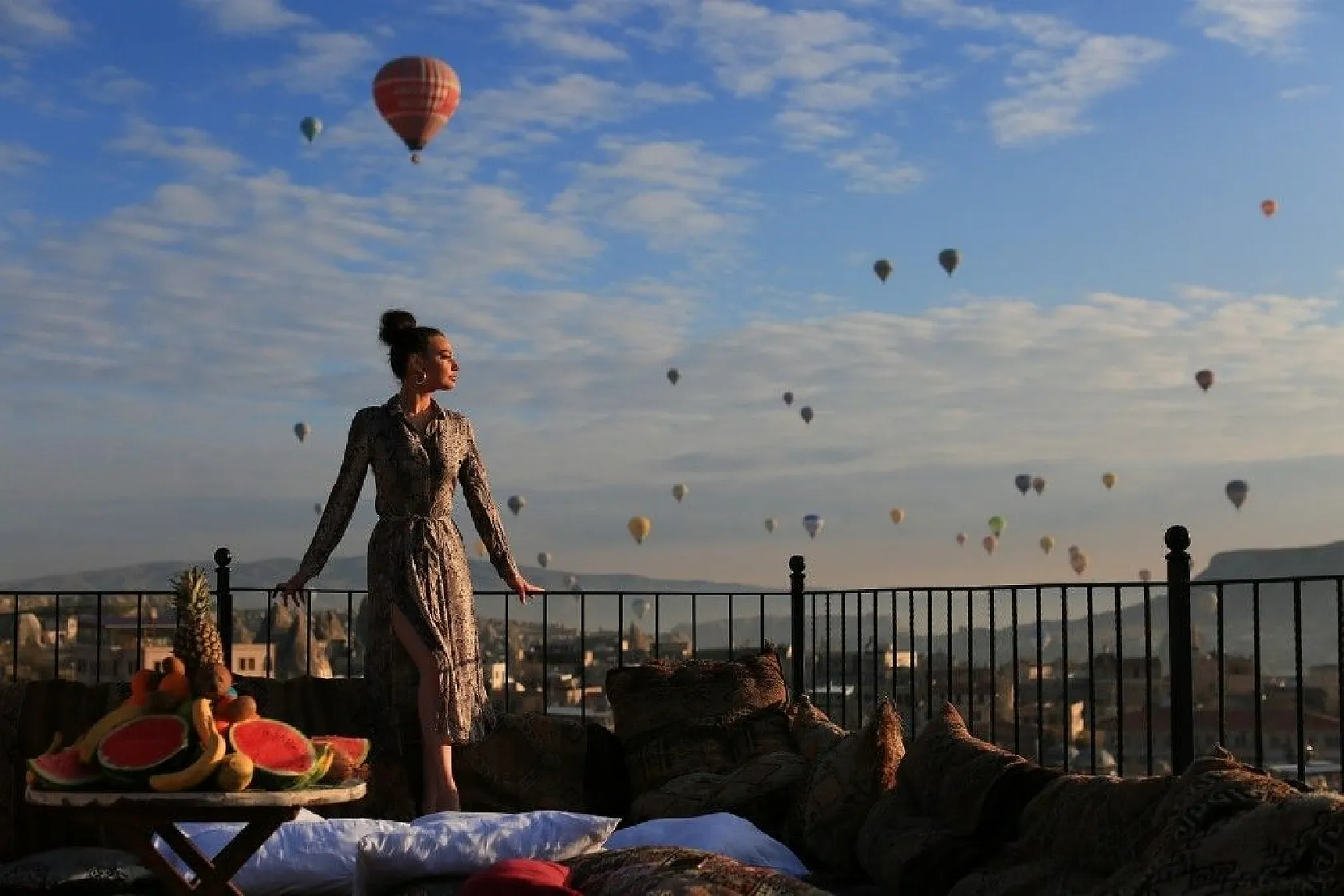 Kapadokya Rusların fotoğraf mekanı oldu