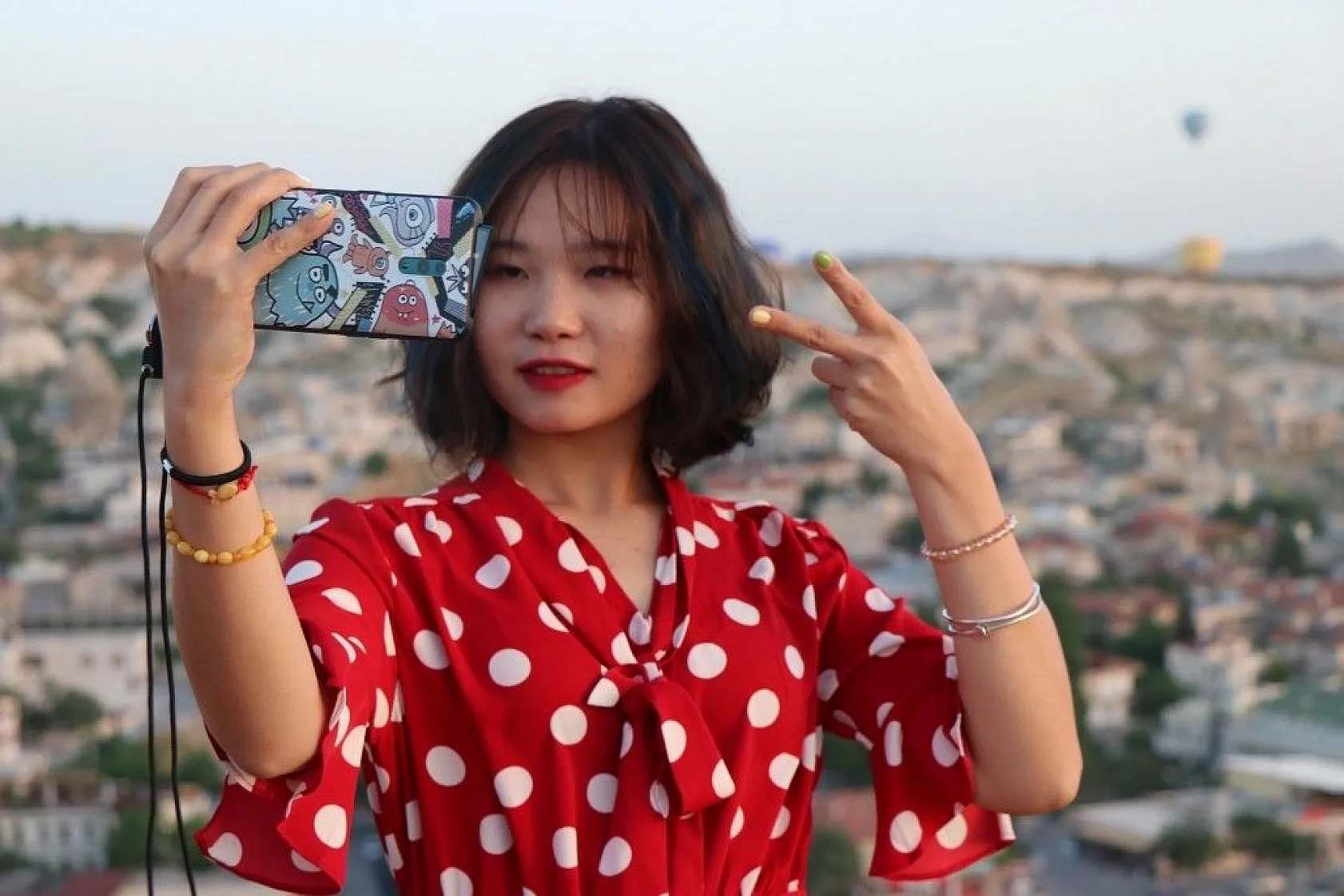 Kapadokya'da balonların görsel şöleni