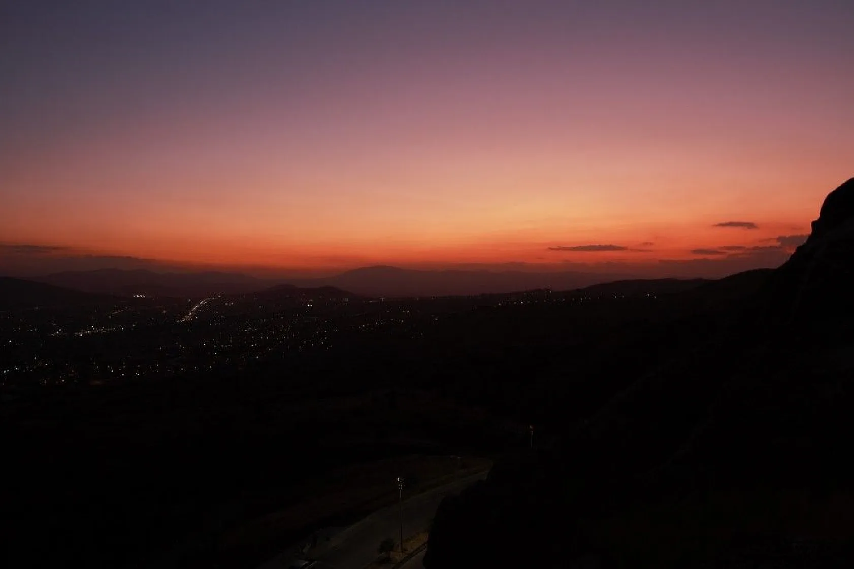 Elazığ'da gün batımı